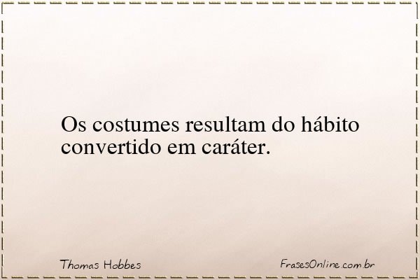 Frase de Thomas Hobbes