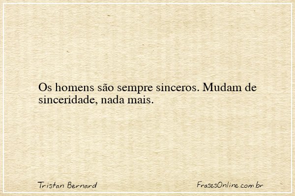 Frase de Tristan Bernard