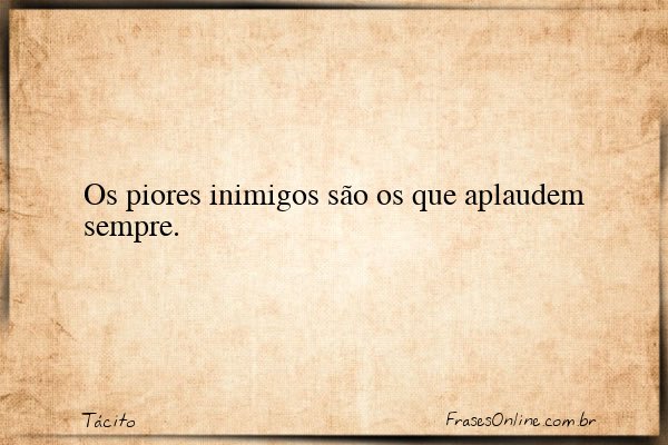 Frase de Tácito