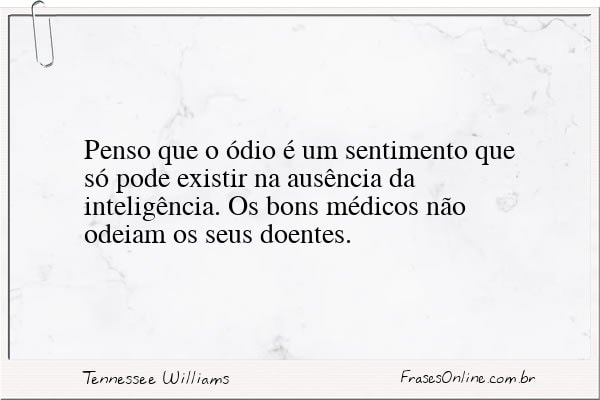 Frase de Tennessee Williams
