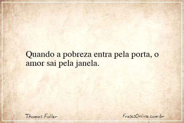 Frase de Thomas Fuller