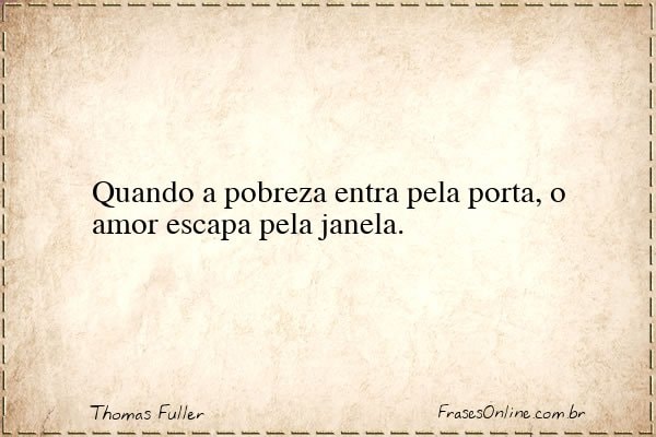 Frase de Thomas Fuller