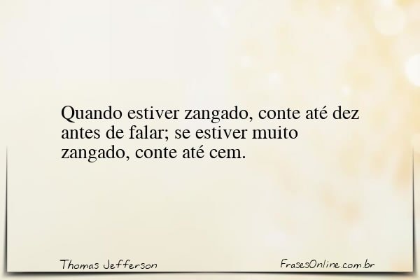 Frase de Thomas Jefferson