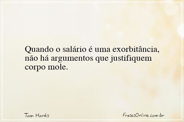 Frase de Tom Hanks