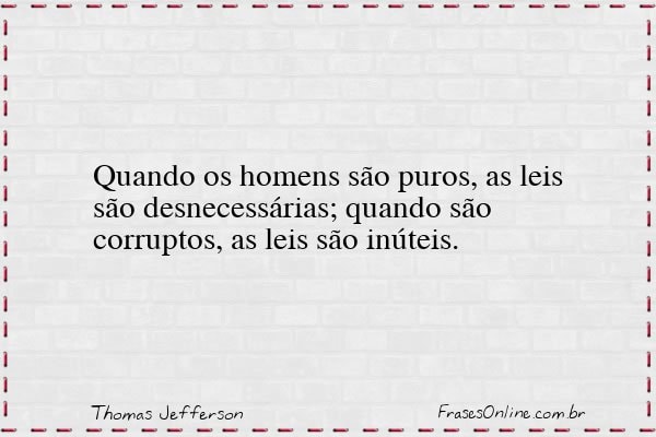Frase de Thomas Jefferson