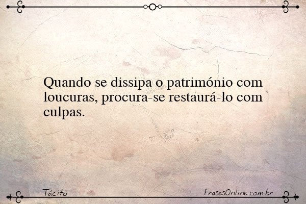 Frase de Tácito