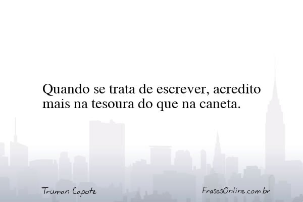 Frase de Truman Capote