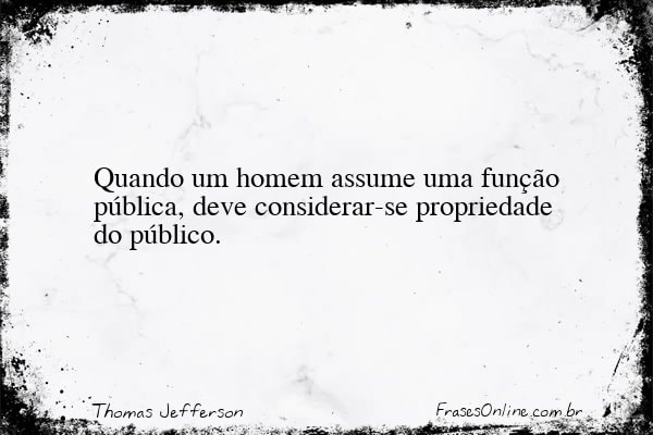 Frase de Thomas Jefferson