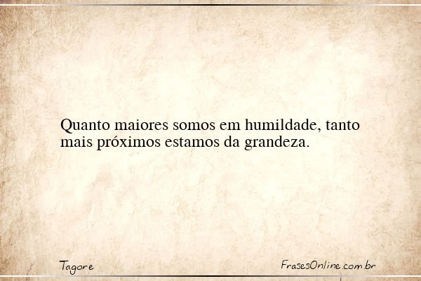 Frase de Tagore