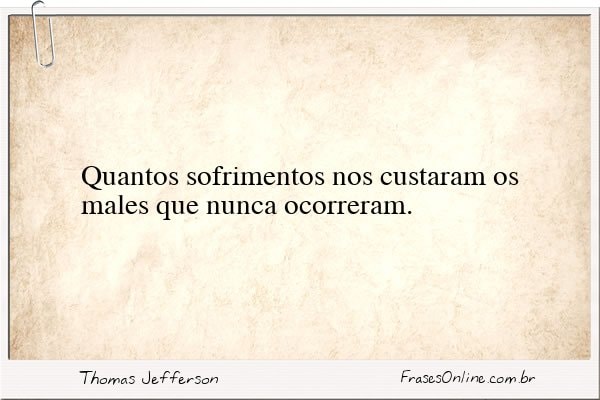 Frase de Thomas Jefferson