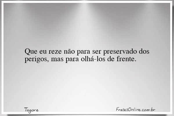 Frase de Tagore