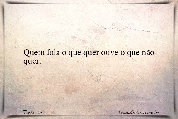 Frase de Terêncio