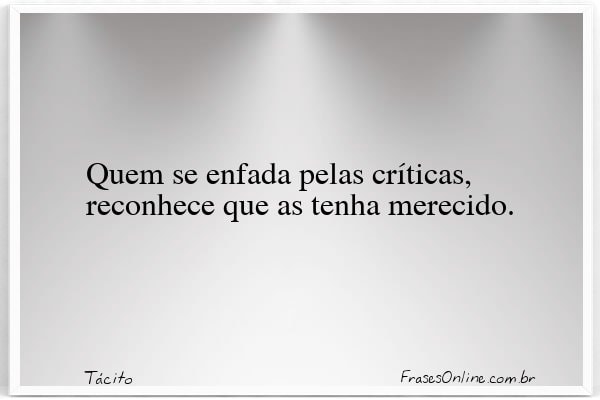Frase de Tácito