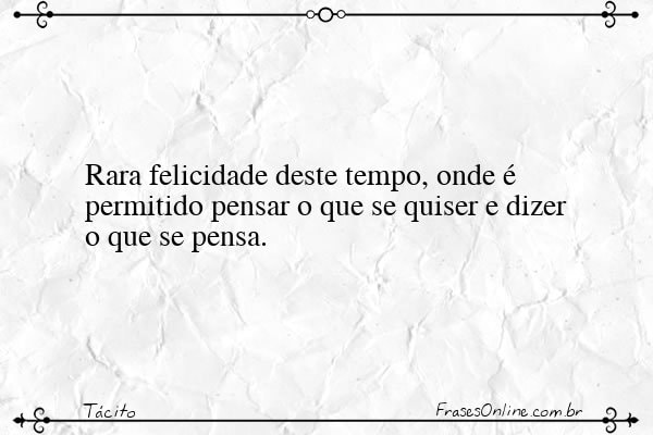 Frase de Tácito
