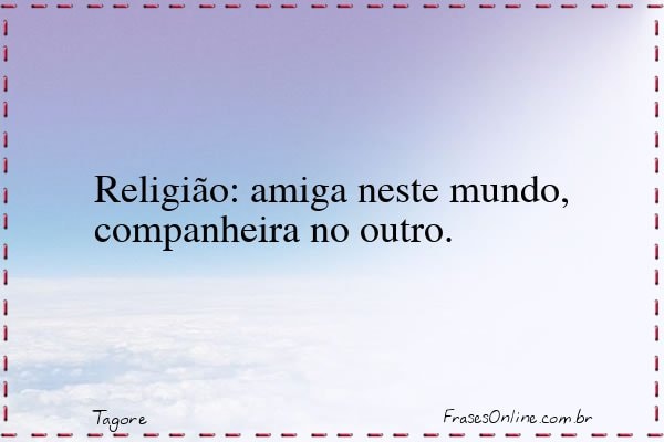 Frase de Tagore