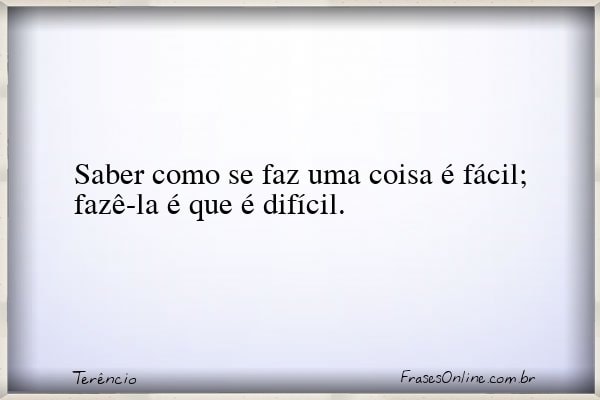 Frase de Terêncio
