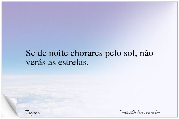 Frase de Tagore