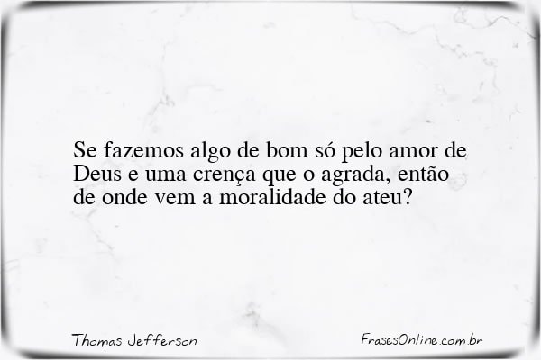 Frase de Thomas Jefferson