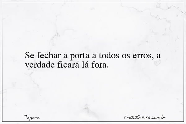 Frase de Tagore