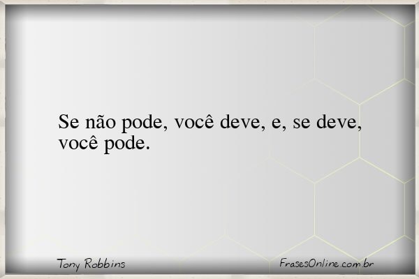 Frase de Tony Robbins