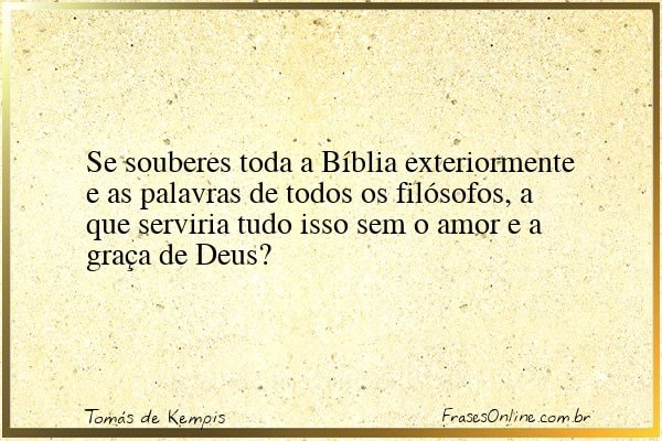 Frase de Tomás de Kempis