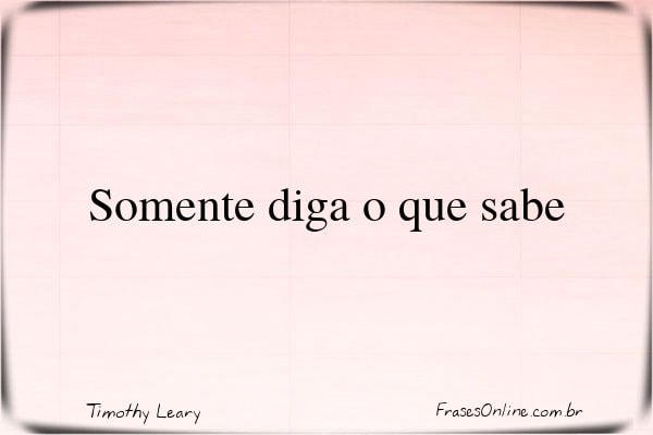 Frase de Timothy Leary