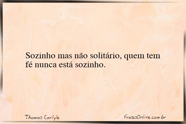 Frase de Thomas Carlyle