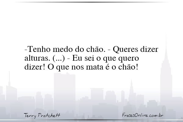 Frase de Terry Pratchett