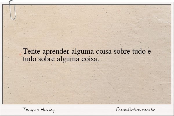 Frase de Thomas Huxley