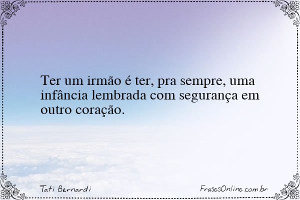 Frase de Tati Bernardi