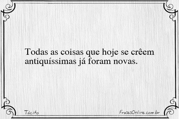 Frase de Tácito