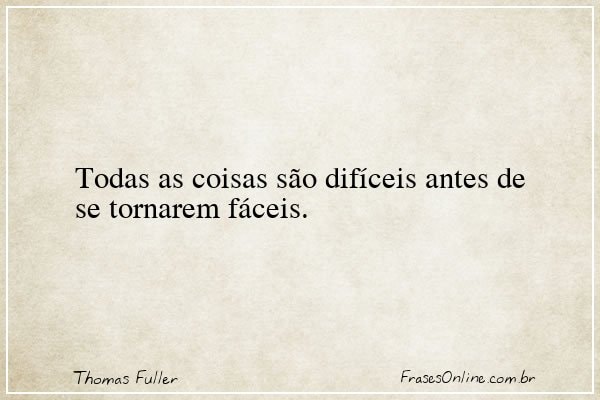Frase de Thomas Fuller
