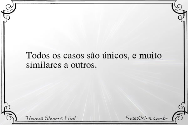 Frase de Thomas Stearns Eliot