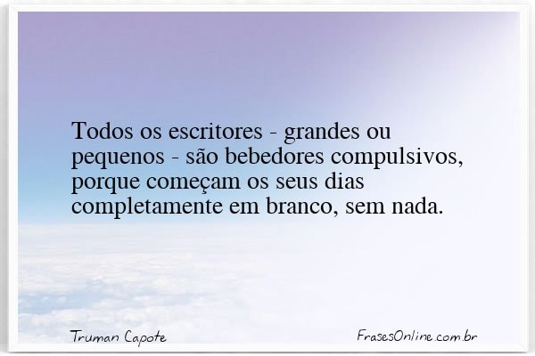 Frase de Truman Capote