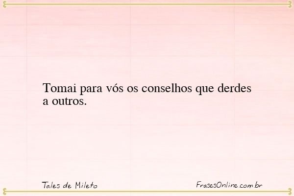 Frase de Tales de Mileto