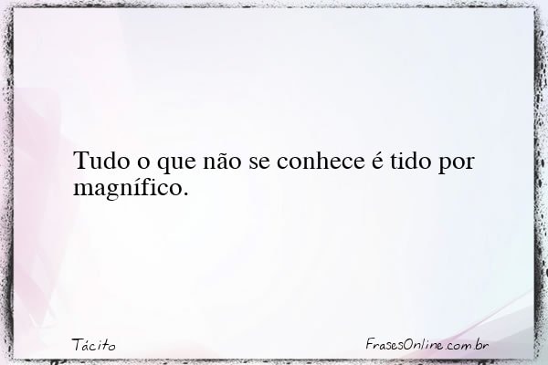 Frase de Tácito