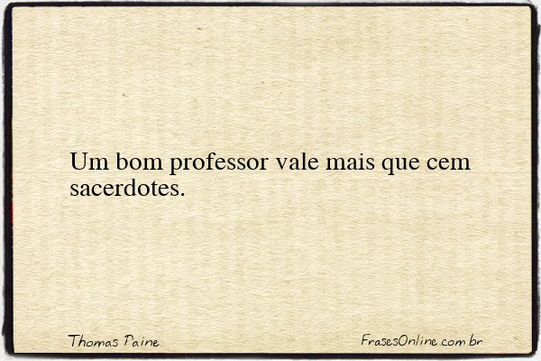Frase de Thomas Paine