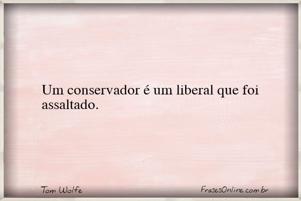 Frase de Tom Wolfe