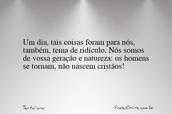 Frase de Tertuliano