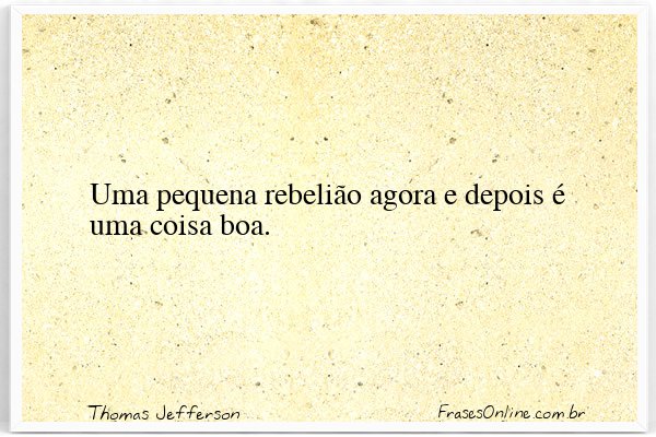 Frase de Thomas Jefferson