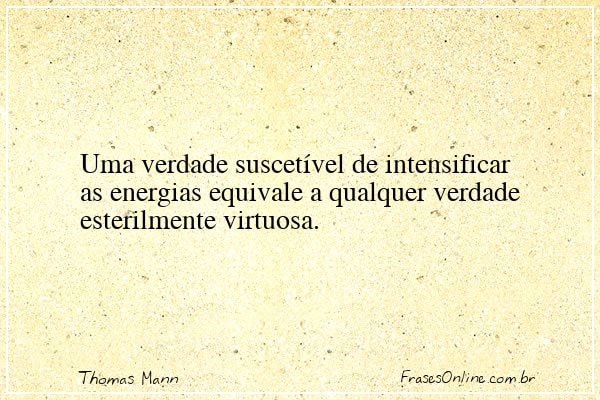 Frase de Thomas Mann