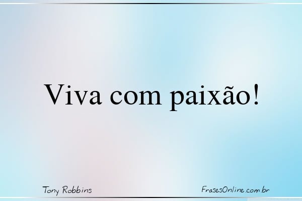 Frase de Tony Robbins