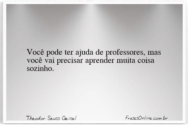 Frase de Theodor Seuss Geisel