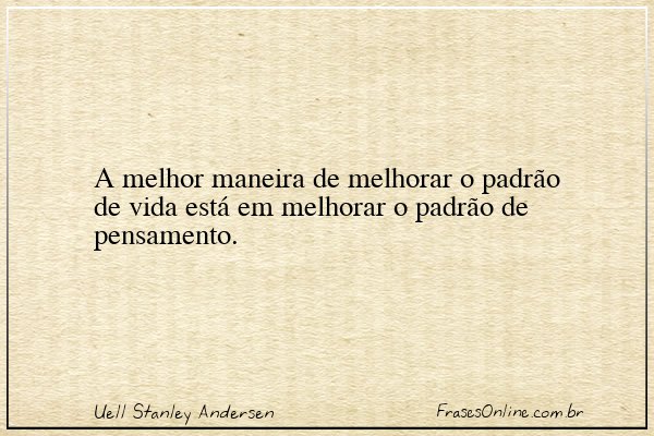 Frase de Uell Stanley Andersen