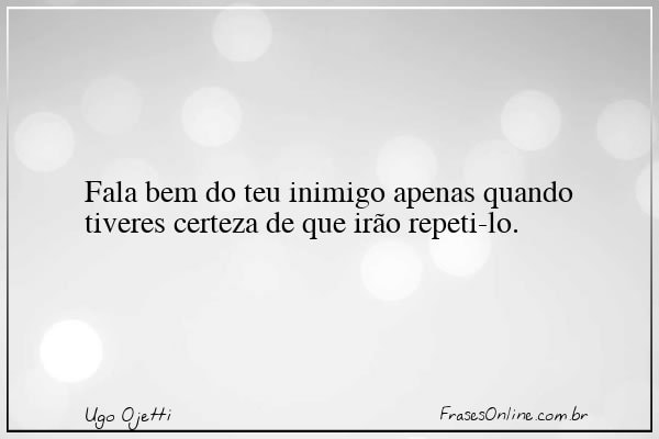 Frase de Ugo Ojetti