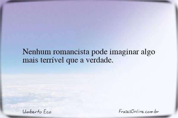 Frase de Umberto Eco