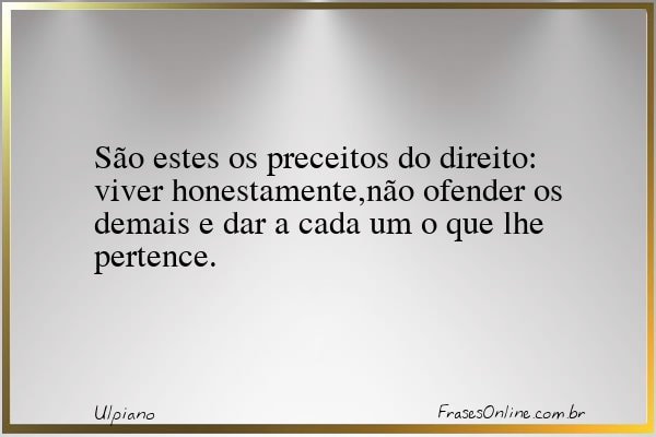 Frase de Ulpiano