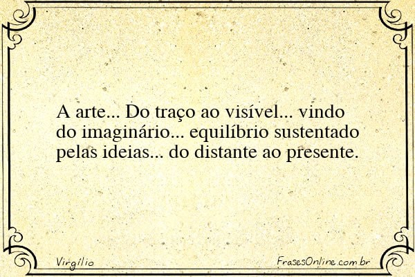 Frase de Virgílio