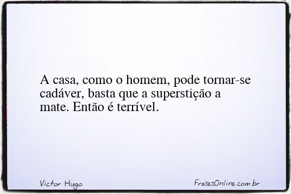 Frase de Victor Hugo