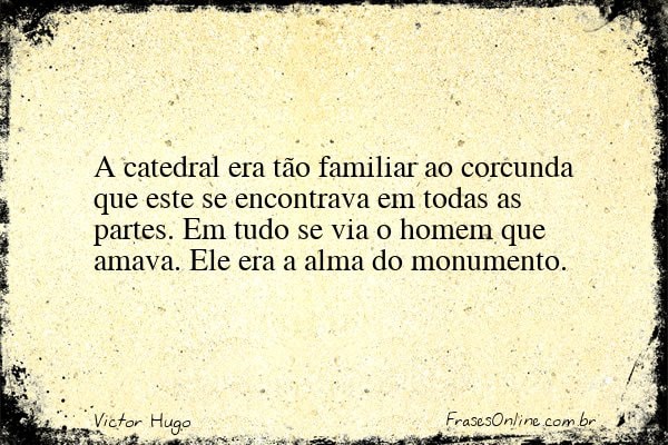 Frase de Victor Hugo
